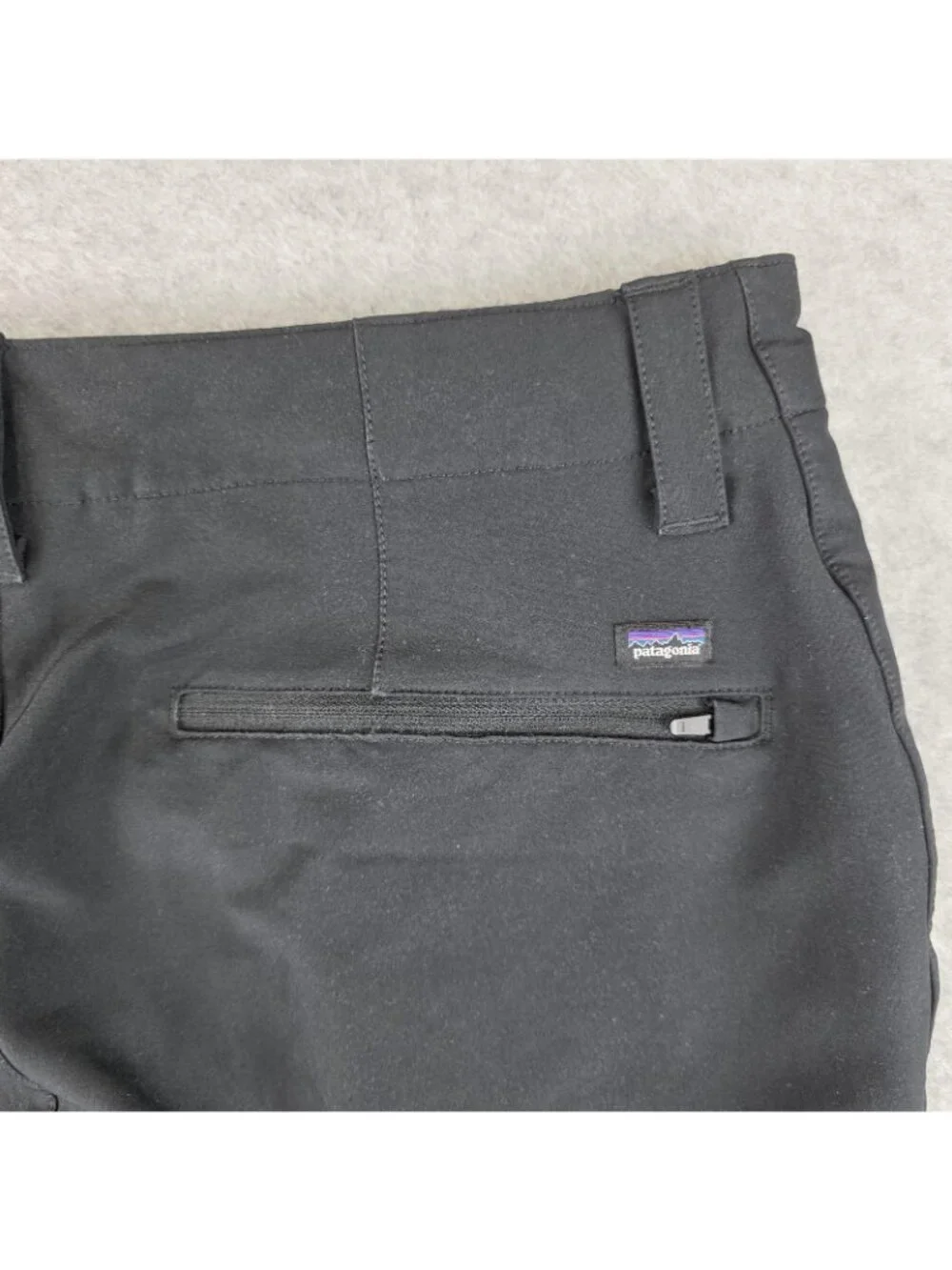 Patagonia Point Peak Trail Pants Mens 35x32 Black Stretch Hiking Travel